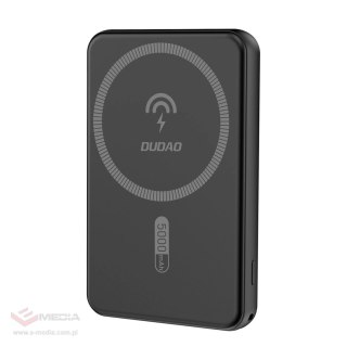 Powerbank bezprzewodowy Dudao K14S USB-C / MagSafe 20W 5000mAh - czarny