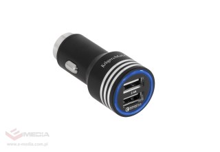 Ładowarka samochodowa Kruger&Matz 2xUSB 4800mA z funkcją Quick Charge 3.0