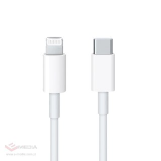 Kabel Apple MM0A3ZM/A Lightning - USB-C 480Mb/s 1m - biały