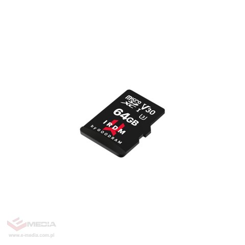 Karta pamięci microSD 64 GB UHS-I U3 Goodram z adapterem