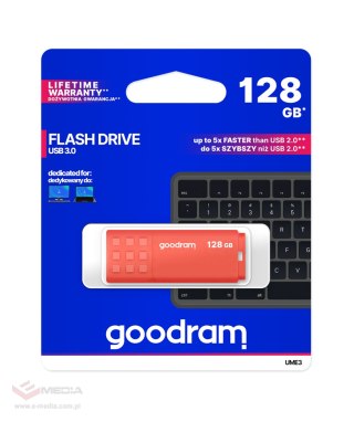 Pendrive Goodram USB 3.2 128GB pomarańczowy