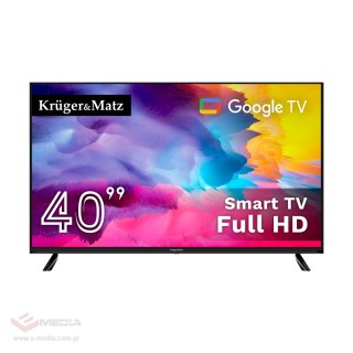 Telewizor Kruger&Matz 40" FHD Google TV DVB-T2/T/C H.265 HEVC