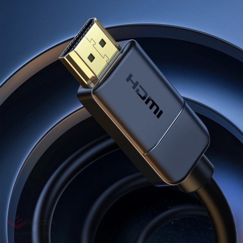 Baseus kabel przewód HDMI 2.0 1.5m czarny (WKGQ030201)