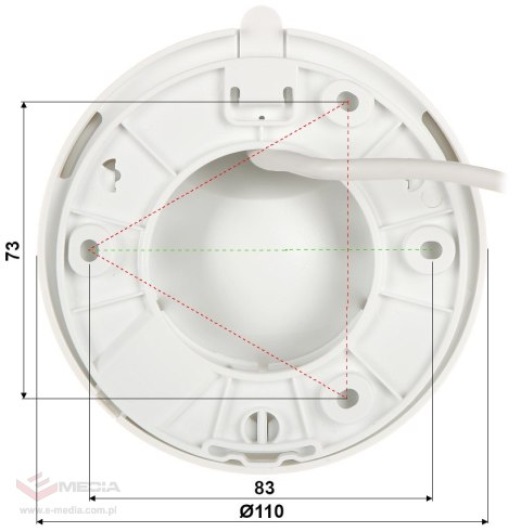 KAMERA IP IPC-T42EP Wi-Fi TURRET SE - 4 Mpx 2.8 mm IMOU