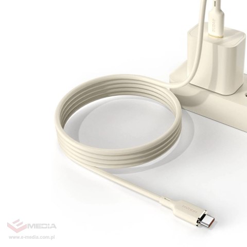 Kabel Dudao L7SCL USB-C - Lightning 30W 1m - beżowy