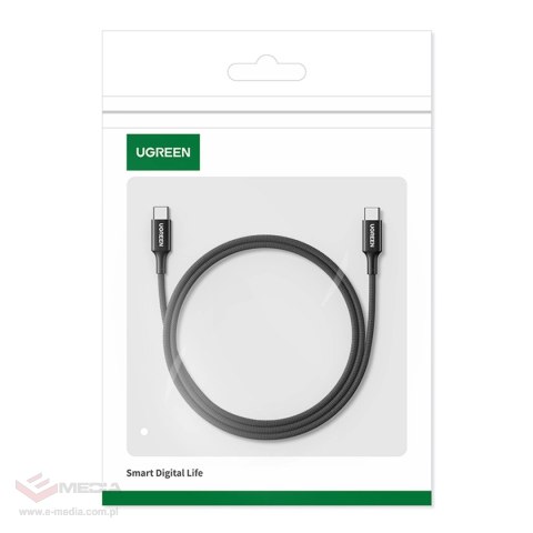 Kabel Ugreen US557 USB-C / USB-C PD 100W 1.5m - czarny