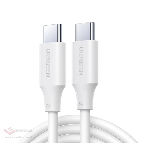 Kabel Ugreen US562 USB-C / USB-C PD 100W 0.5m - biały