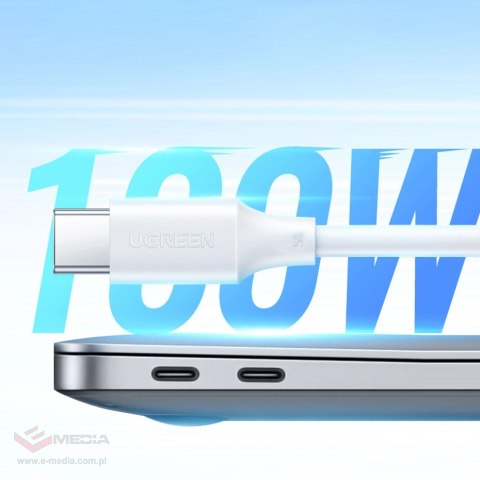 Kabel Ugreen US562 USB-C / USB-C PD 100W 0.5m - biały