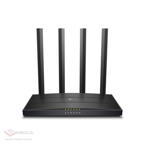 TP-LINK Dwupasmowy router bezprzewodowy AC1200 C6U, 300/867Ms/s, USB