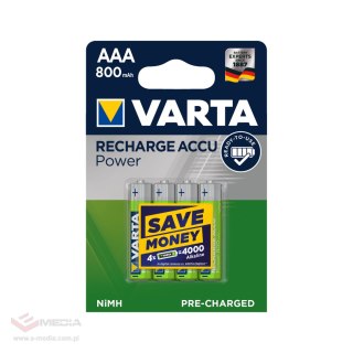 Akumulator VARTA AAA 800mAh 4szt./bl.