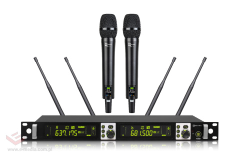 Avtek WM 2H Wireless Kit with Two Handheld Microphones