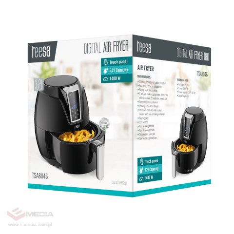 Frytkownica beztłuszczowa TEESA DIGITAL AIR FRYER 3,2L