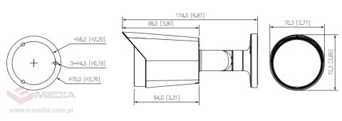 KAMERA IP EZ-IP EZI-B140-F2 Opakowanie zbiorcze 10szt.