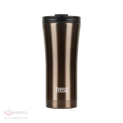 Kubek termiczny TEESA 500ml dark brown