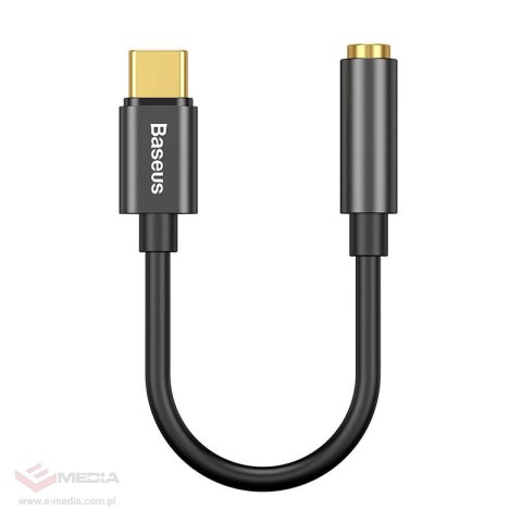 Adapter audio Baseus L54 USB-C + mini jack 3,5mm (czarny)