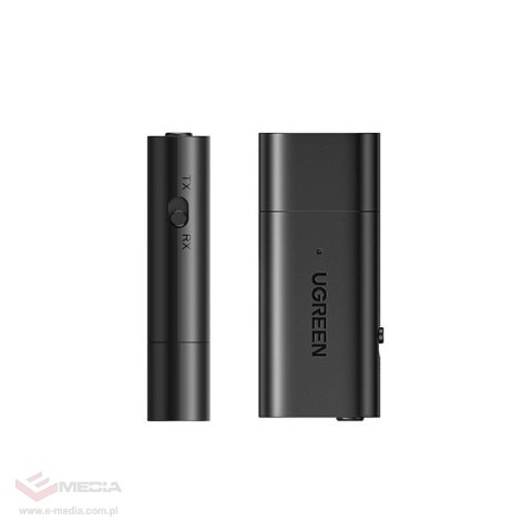 Adapter Audio UGREEN CM523, USB-A do Jack 3,5mm, Bluetooth 5.1 (czarny)