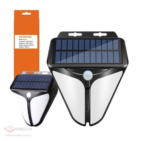 Lampa solarna Superfire FF11-F, 6W, 280lm, 1500mAh