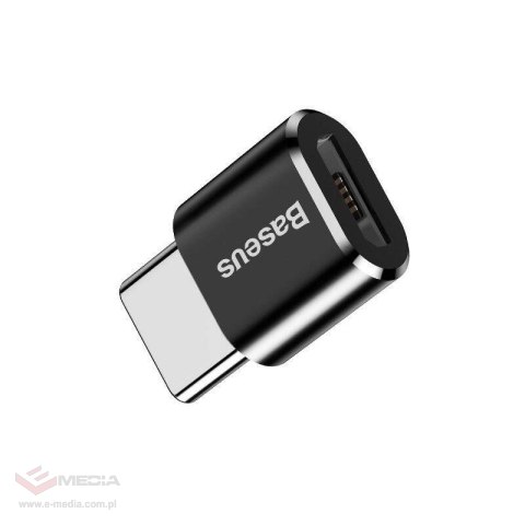 Adapter Baseus Micro USB do USB Type-C - czarny