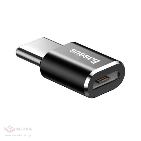 Adapter Baseus Micro USB do USB Type-C - czarny