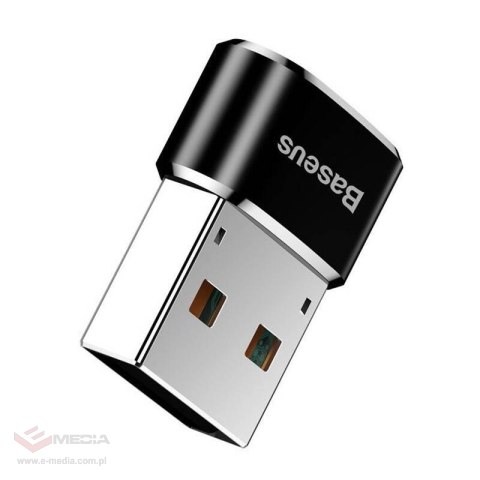 Adapter USB-C do USB-A Baseus 3A (czarny)