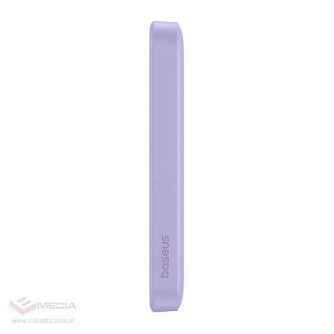 Magnetyczny mini powerbank Baseus 5000mAh 20W (fioletowy)