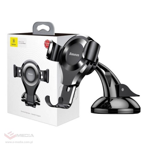 Samochodowy uchwyt grawitacyjny Baseus Osculum do telefonu (czarny)