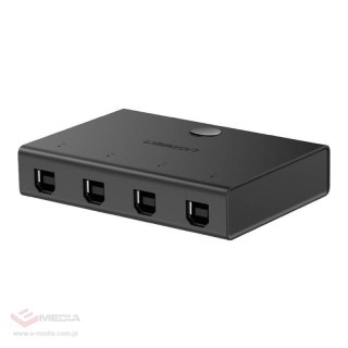 Switch przełącznik KVM USB 2x1 UGREEN 30345 USB 2.0 (czarny)