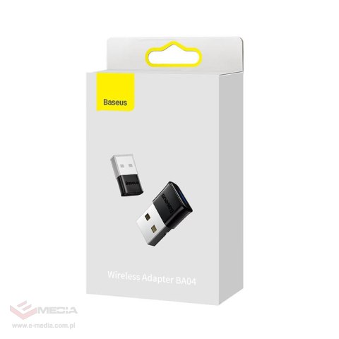 Adapter Baseus BA04 Bluetooth 5.1 (czarny)