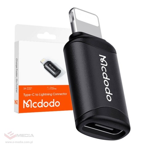 Adapter USB-C do Lightning, Mcdodo OT-7680 (czarny)