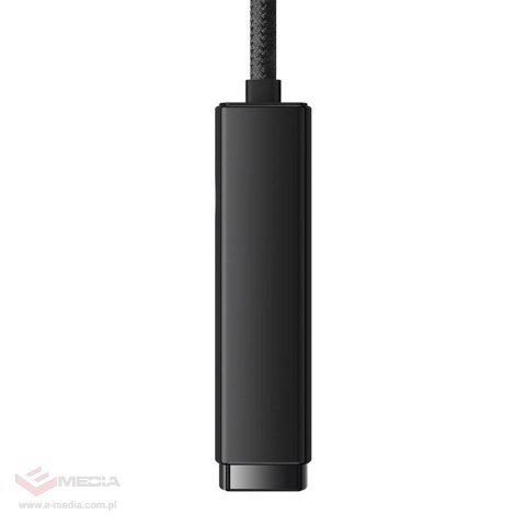 Adapter sieciowy Baseus Lite Series USB-C do RJ45 (czarny)