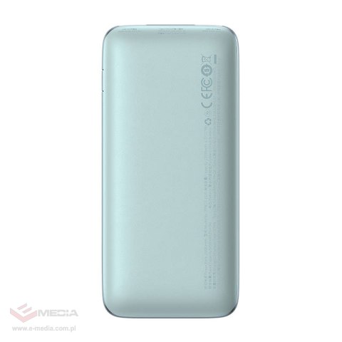 Powerbank Baseus Bipow Pro 10000mAh, 2xUSB, USB-C, 20W (niebieski)