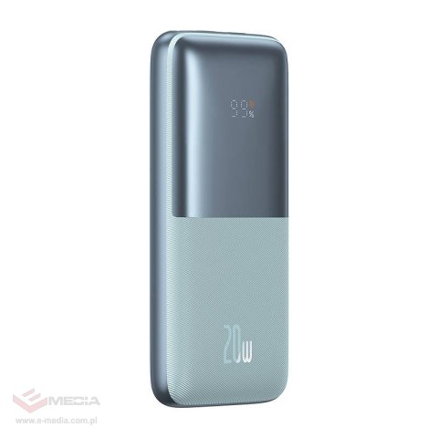 Powerbank Baseus Bipow Pro 10000mAh, 2xUSB, USB-C, 20W (niebieski)