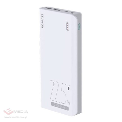 Powerbank Romoss SENSE6F 20000mAh, 22.5W (biały)