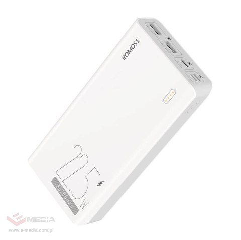 Powerbank Romoss SENSE8F 30000mAh, 22.5W (biały)