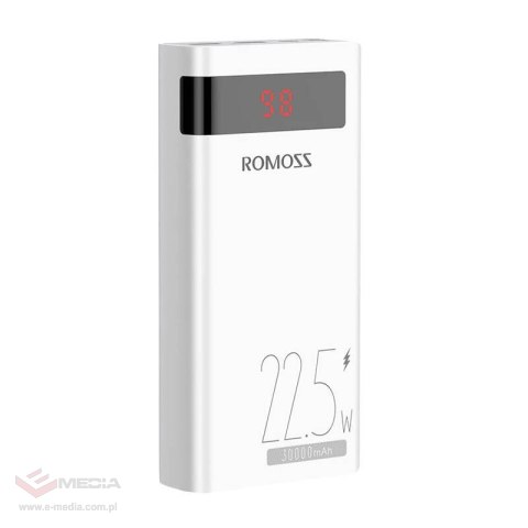 Powerbank Romoss SENSE8PF 30000mAh, 22.5W (biały)