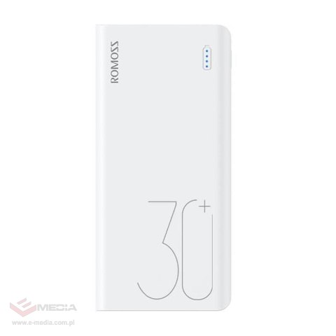 Powerbank Romoss Sense 8+ 30000mAh (biały)