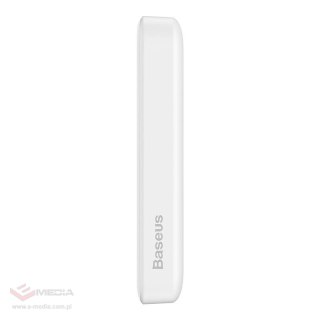 Powerbank magnetyczny Baseus Magnetic Mini 10000mAh, USB-C 20W MagSafe (biały)