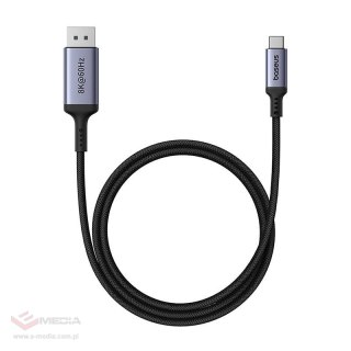 Adapter Baseus USB-C do DisplayPort 1,5m (czarny)