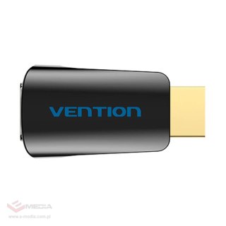 Adapter HDMI do VGA Vention AIDB0 z portem audio 3,5 mm