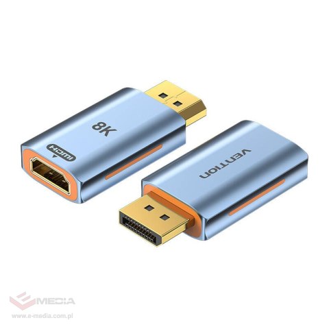 Adapter HDMI żeński do DisplayPort męski Vention HFMH0 8K 60HZ (niebieski)