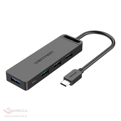 Hub 5w1 z 4 portami USB 3.0 i kablem USB-C Vention TGKBF 1m