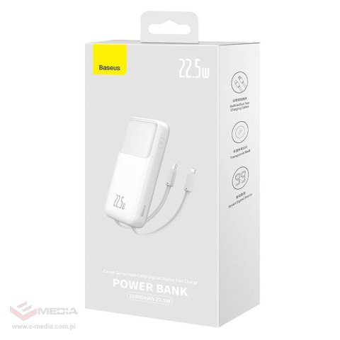 Powerbank Baseus Comet 10000mAh 22.5W (biały)