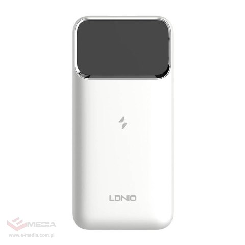 Powerbank LDNIO PQ11, 15W, 10000mah (biały)