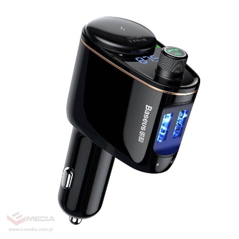 Transmiter samochodowy Baseus bluetooth MP3 S-06 (czarny)