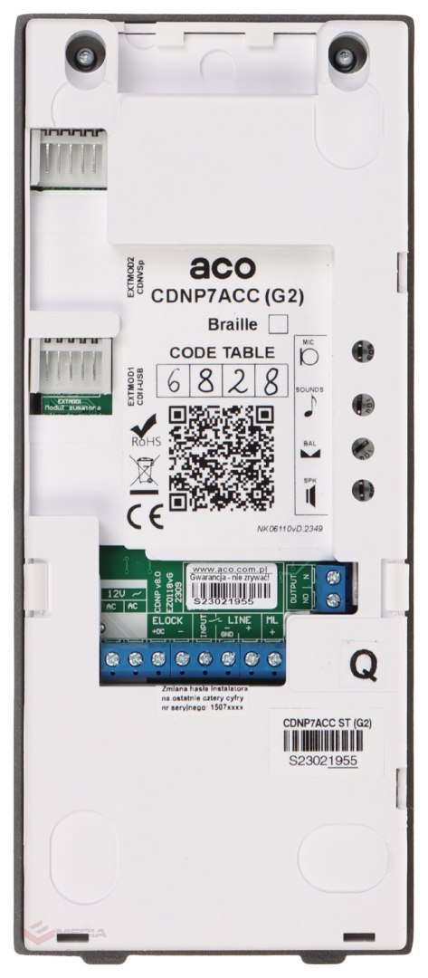 DOMOFON CYFROWY CDNP7ACC-ST-V2 ACO