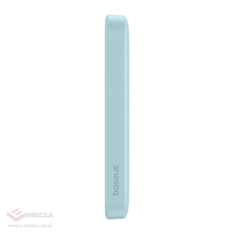 Magnetyczny mini powerbank Baseus 5000mAh, USB-C 20W (niebieski)