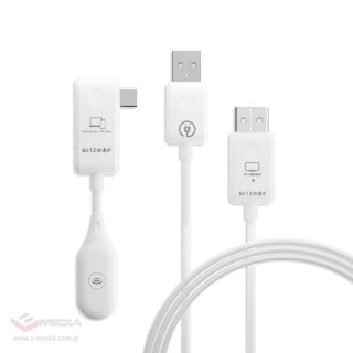 Transmiter / Odbiornik BlitzWolf, BW-CS7, Bezprzewodowy USB-C do HD