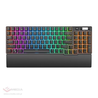 Bezprzewodowa klawiatura mechaniczna Royal Kludge RK96 RGB, Red switch (czarna)