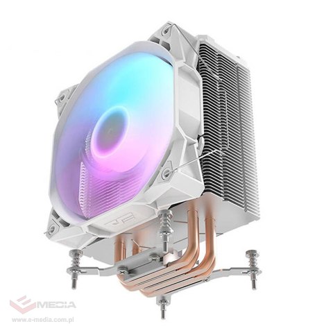 Chłodzenie aktywne do procesora Darkflash S11 Pro ARGB (radiator + wentylator 120x130) białe