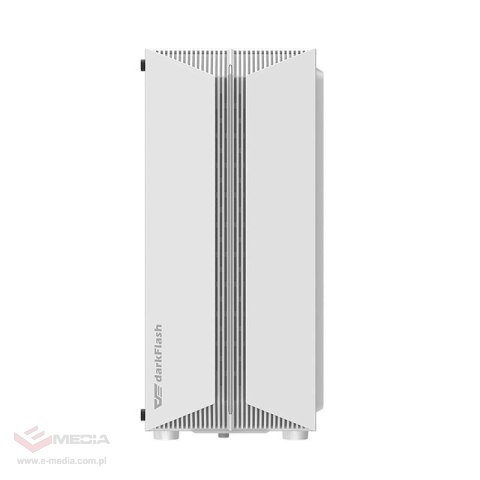 Obudowa komputerowa Darkflash DK151 LED + 3 wentylatory (biała)